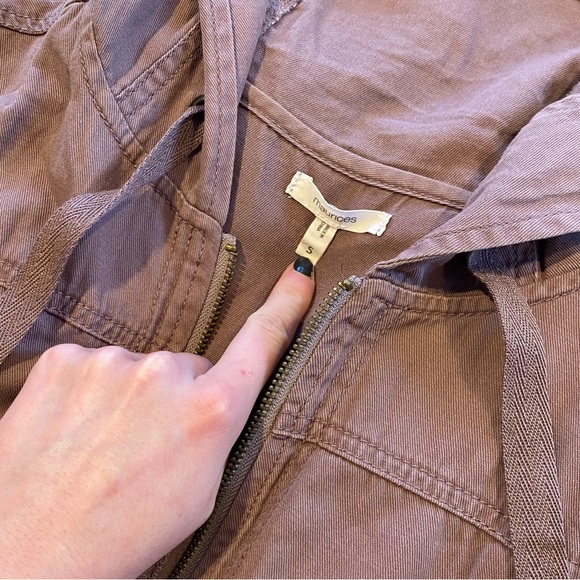 Maurice’s dusty rose / mauve cargo jacket - Picture 4 of 6